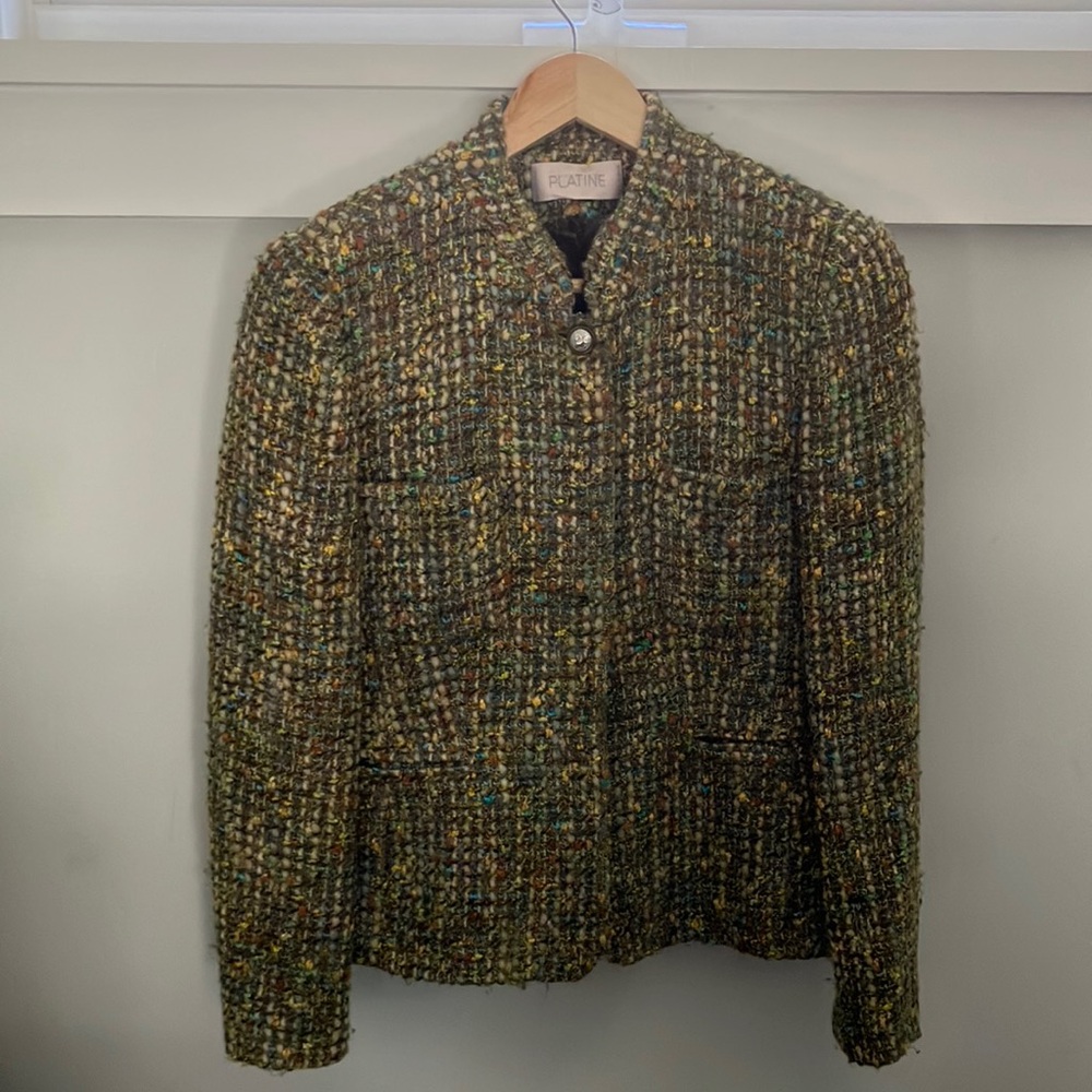 Platine Tweed Jacket. Size 6. Excellent Condition.